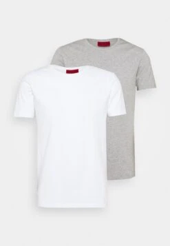 Hugo Round 2 Pack - Basic T-Shirt - White/Grey 14 Hugo Round 2 Pack - Basic T-Shirt - White/Grey -Hugo 00e7c80a8c064bef8bf916c3d6efc76d