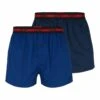 Hugo 2 Pack - Boxer Shorts - Open Blue Ten