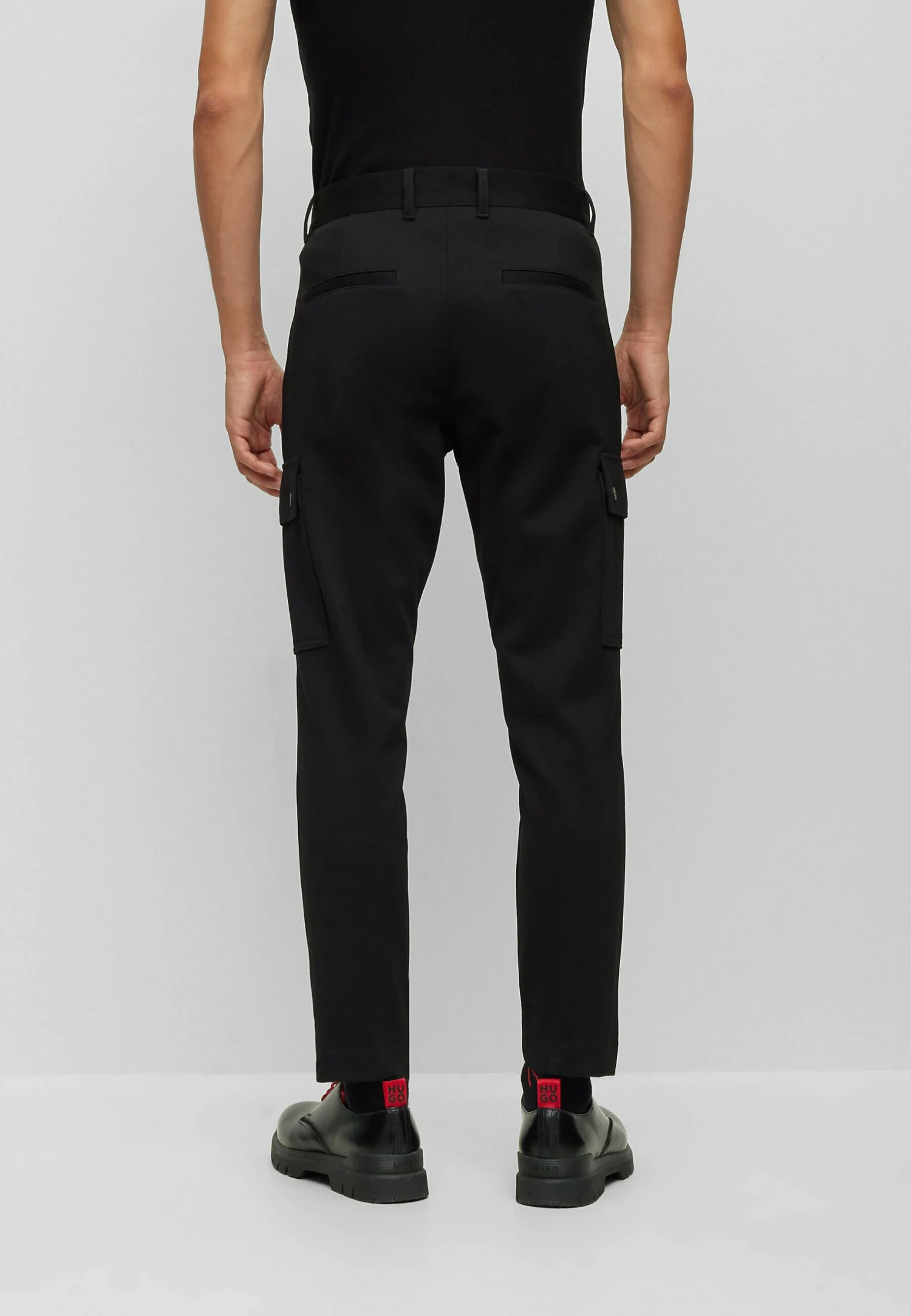 Hugo Glian233J - Cargo Trousers - Black One 5 Hugo Glian233J - Cargo Trousers - Black One - Image 3