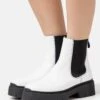 Hugo Kris- Platform Ankle Boots - White -Hugo 03c918e21d264a5d85e3e11c491641e0