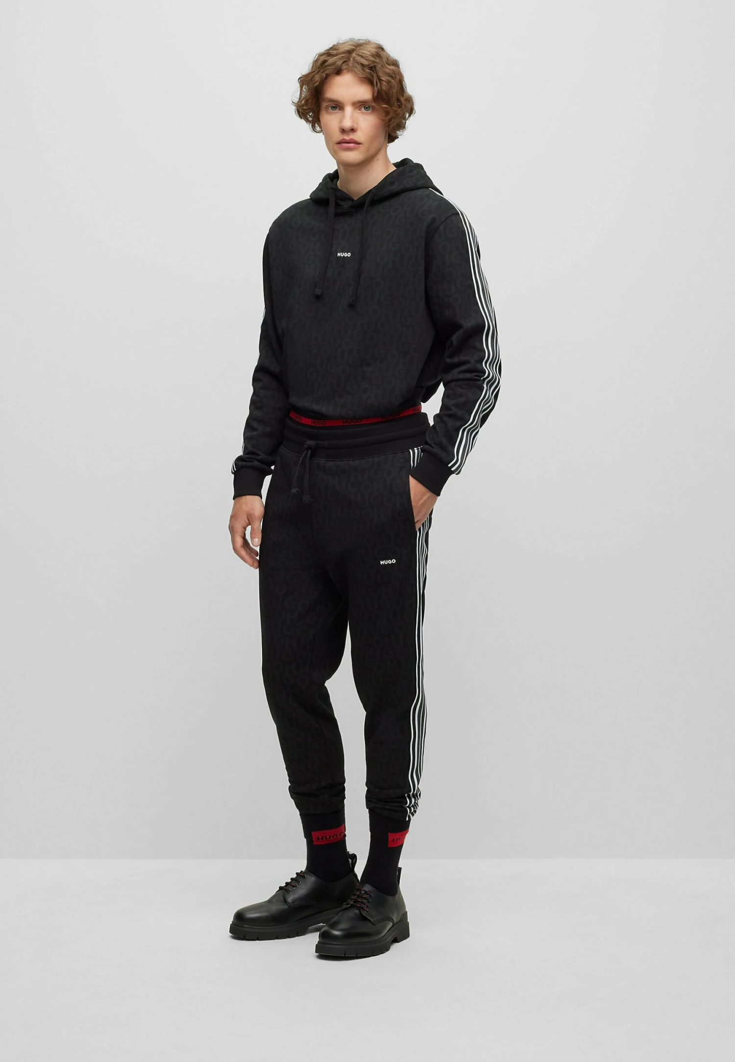 Hugo Dinlan - Hoodie - Charcoal 4 Hugo Dinlan - Hoodie - Charcoal - Image 2