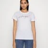 Hugo Slim Tee - Print T-Shirt - White -Hugo 05d620c378ab4710b98fc07fc23212b5