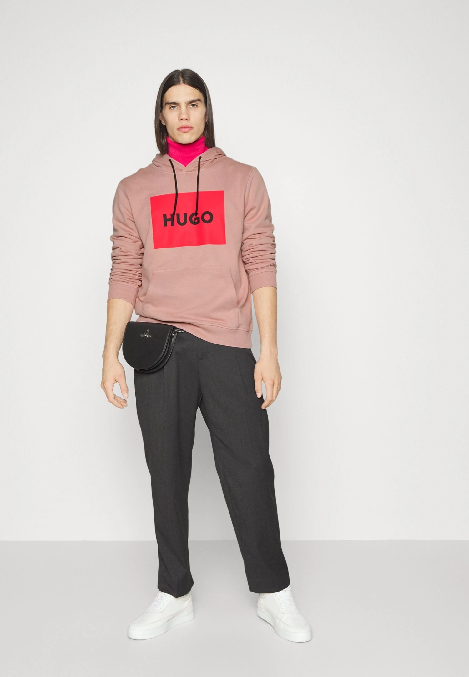 Hugo Duratschi223 - Hoodie - Pastel Pink 4 Hugo Duratschi223 - Hoodie - Pastel Pink - Image 2