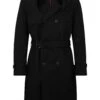 Hugo Maluks - Trenchcoat - Black -Hugo 0e267129635e4542b59a238dd212f4cb