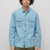 Hugo Enio - Shirt - Light Blue Three -Hugo 0e74c9996c704c96b85a4f820f1ea031