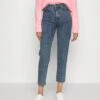 Hugo Gatore Relaxed Mom - Jeans Skinny Fit - Navy -Hugo 1041785a30614f6c838acf23c0838ba8
