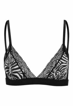 Hugo Zebra - Triangle Bra - White