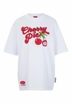 Hugo Drisela - Print T-Shirt - White 11 Hugo Drisela - Print T-Shirt - White -Hugo 12199510331940a8a45356e35e01b416