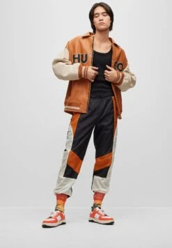 Hugo Luganos - Leather Jacket - Medium Orange 8 Hugo Luganos - Leather Jacket - Medium Orange -Hugo 12d011165e1d4864ad23086d1873ed94