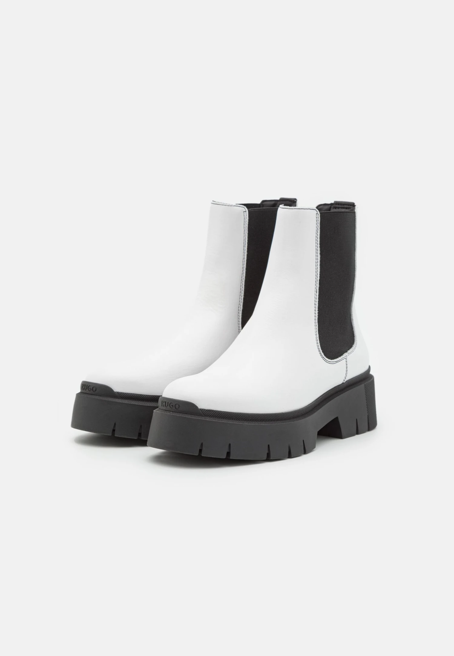 Hugo Kris- Platform Ankle Boots - White 4 Hugo Kris- Platform Ankle Boots - White - Image 3