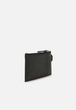 Hugo Myles Card Hold Zip Unisex - Wallet - Black -Hugo 134dff4637b74ae0bd0009b7b3d609f6