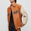 Hugo Luganos - Leather Jacket - Medium Orange 1 Hugo Luganos - Leather Jacket - Medium Orange -Hugo 15c1f3f62d1f4df686c3c44c34d5ed93