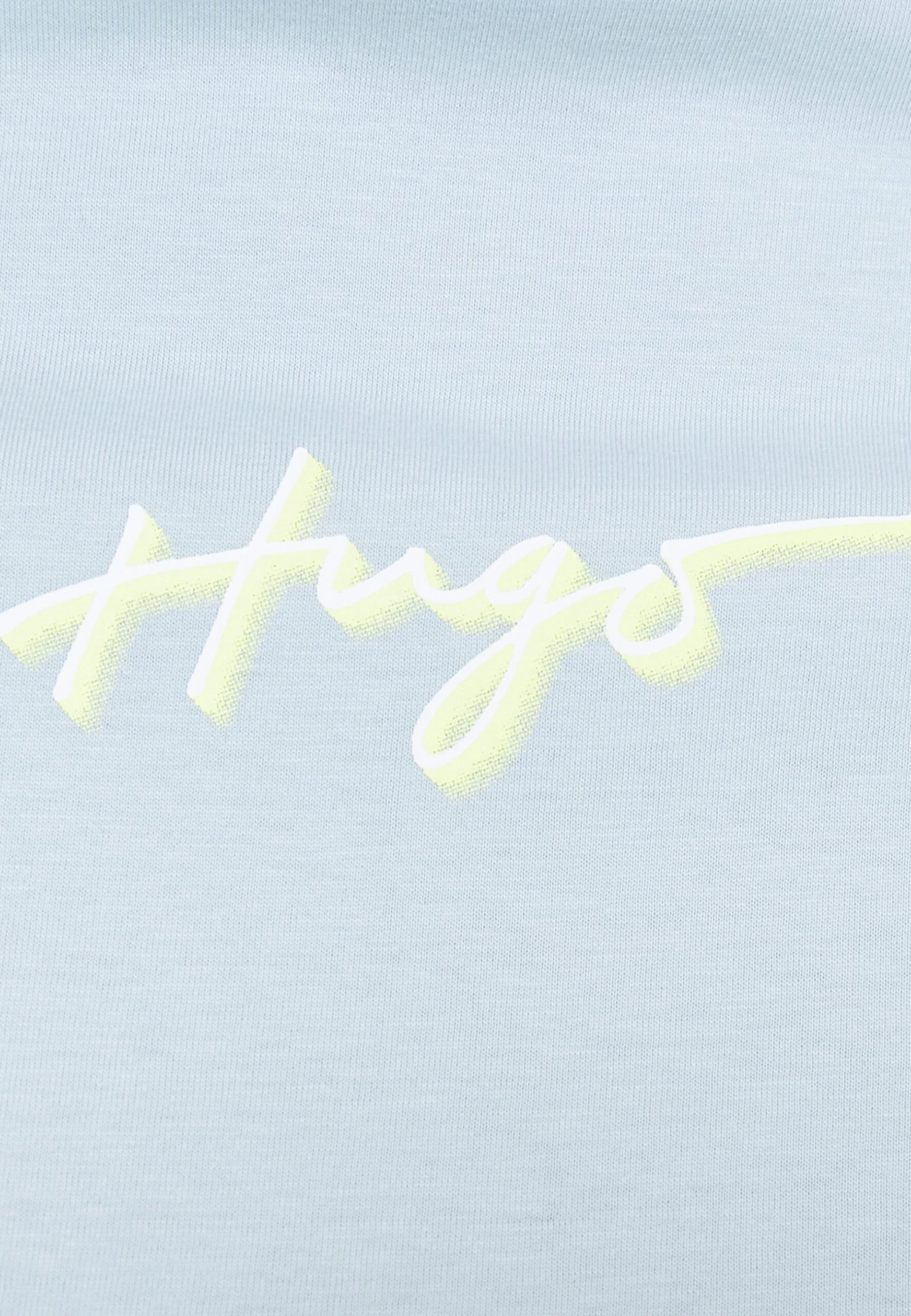 Hugo Slim- Print T-Shirt - Light/Pastel Blue 8 Hugo Slim- Print T-Shirt - Light/Pastel Blue - Image 6