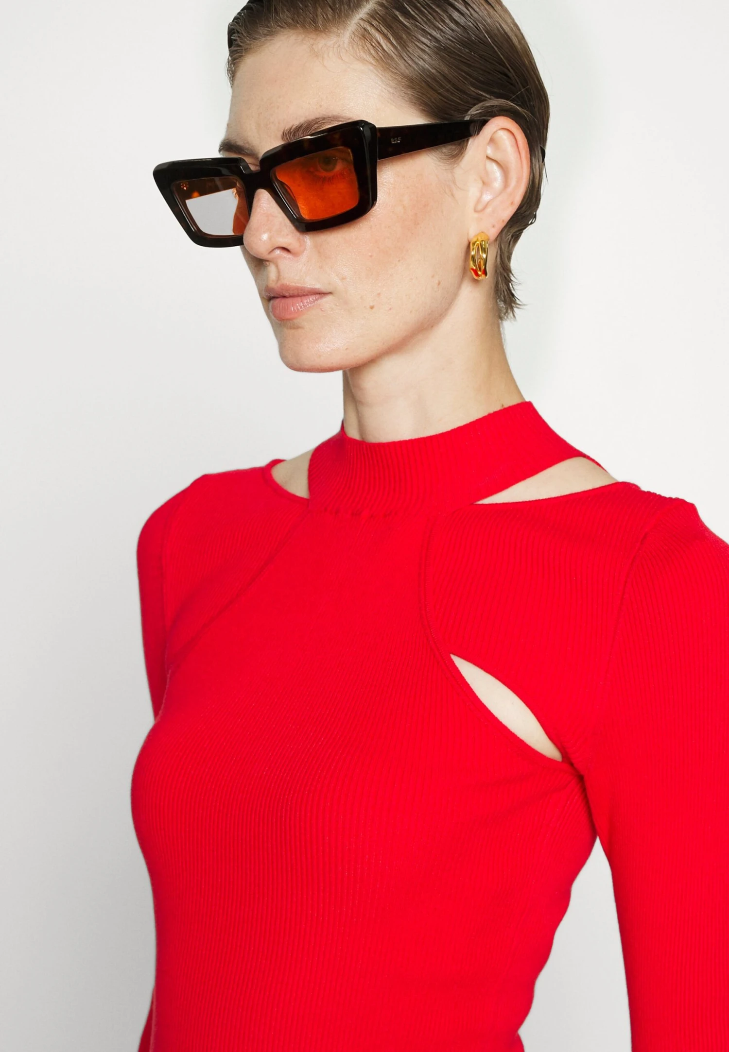 Hugo Sirgin - Shift Dress - Red 6 Hugo Sirgin - Shift Dress - Red - Image 4