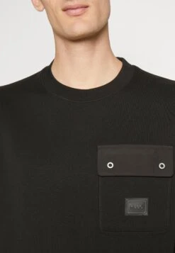 Hugo Dhaluli - Long Sleeved Top - Black -Hugo 18d710b084ac43a7bf519d9d0e849e40