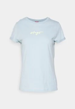 Hugo Slim- Print T-Shirt - Light/Pastel Blue 12 Hugo Slim- Print T-Shirt - Light/Pastel Blue -Hugo 18e5081516dd442298a9ac78f549229d