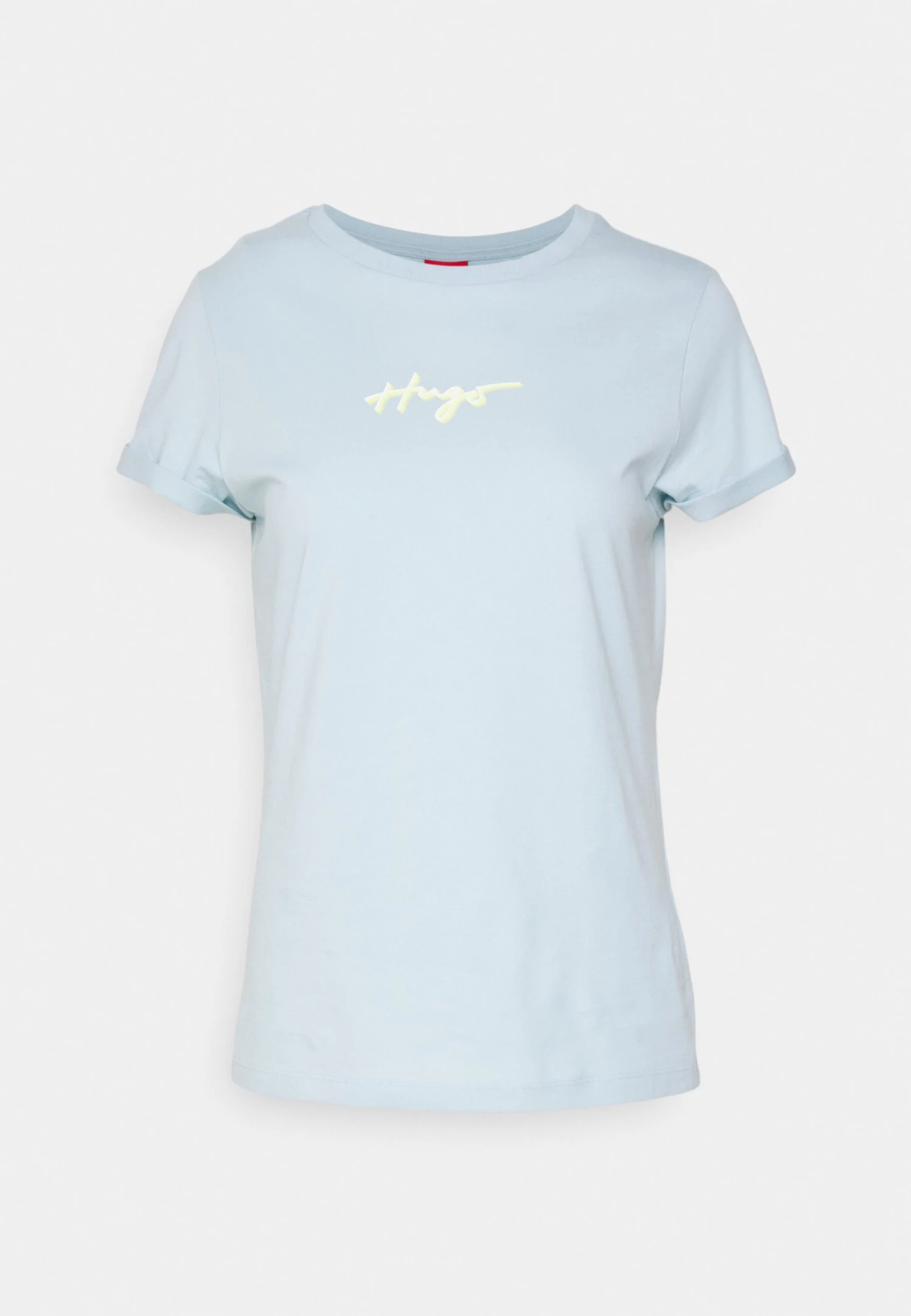 Hugo Slim- Print T-Shirt - Light/Pastel Blue 7 Hugo Slim- Print T-Shirt - Light/Pastel Blue - Image 5
