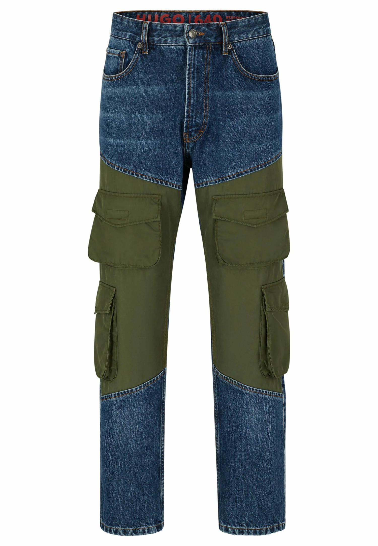 Hugo Straight Leg Jeans - Dark Blue Ten 7 Hugo Straight Leg Jeans - Dark Blue Ten - Image 5