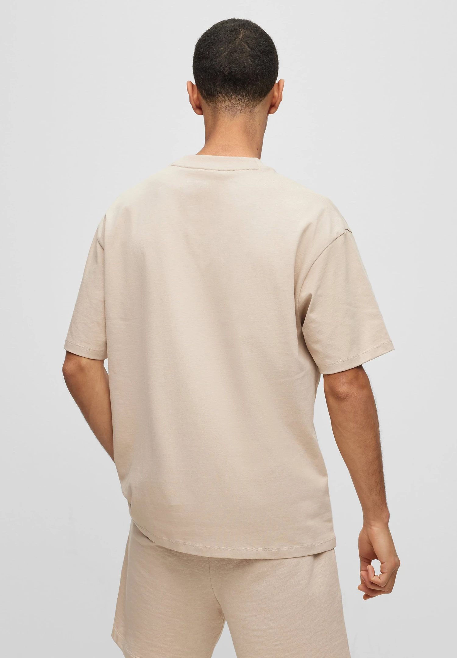 Hugo Dampato - Print T-Shirt - Light Beige 5 Hugo Dampato - Print T-Shirt - Light Beige - Image 3