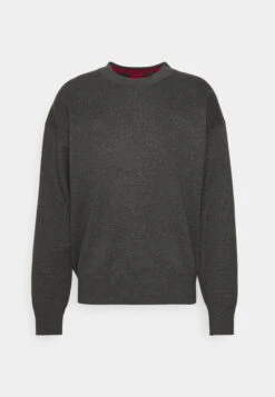 Hugo Jumper - Dark Grey -Hugo 21eed5cdedbf4bf1888e3ed7e03191b6