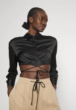 Hugo Elsera - Button-Down Blouse - Black -Hugo 252f1b98d02b4eb4a515eb7e9e2b4a46