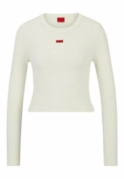 Hugo Dafilomena - Long Sleeved Top - Natural Ten 11 Hugo Dafilomena - Long Sleeved Top - Natural Ten -Hugo 25fded772d894ce19f9f3ac67d6f922f
