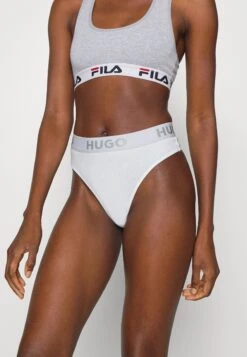 Hugo Thong Sporty Logo - Thong - White