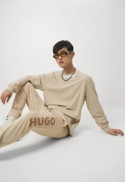 Hugo Dutschi - Tracksuit Bottoms - Light Beige -Hugo 2cc9eff055114e3c9877448a9766a742