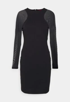 Hugo Nemalena - Jersey Dress - Black -Hugo 2d17025808a748e2a0ca3dbd2f33a2e3