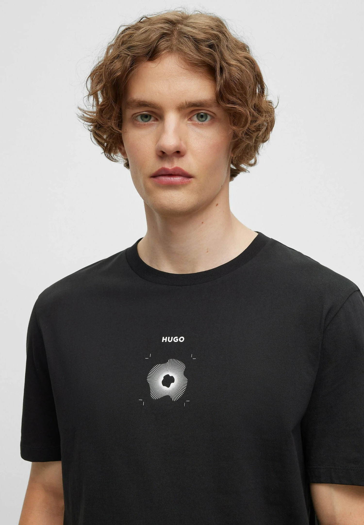 Hugo Digram - Print T-Shirt - Black One 6 Hugo Digram - Print T-Shirt - Black One - Image 4