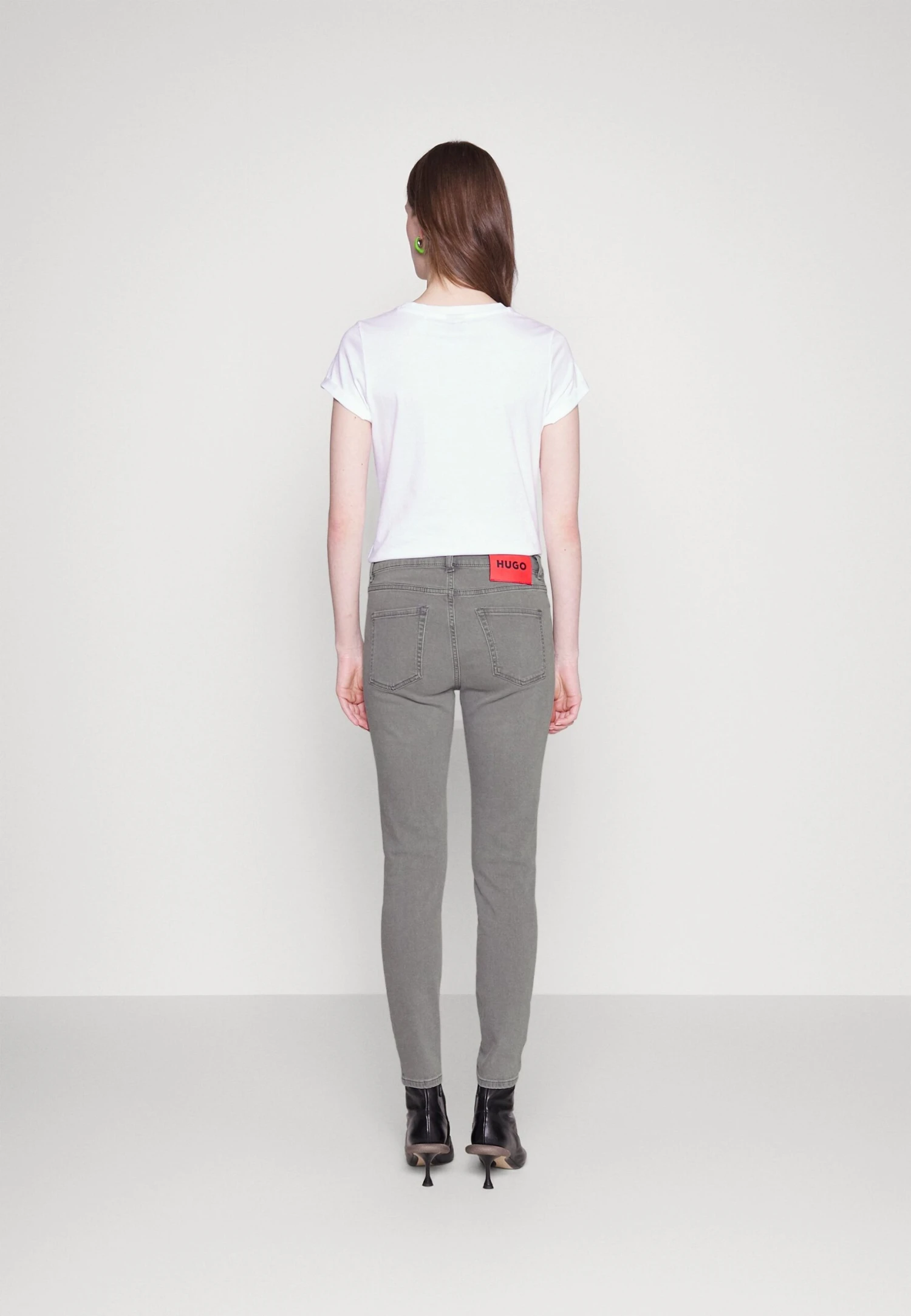 Hugo Slim Fit Jeans - Medium Grey 5 Hugo Slim Fit Jeans - Medium Grey - Image 3