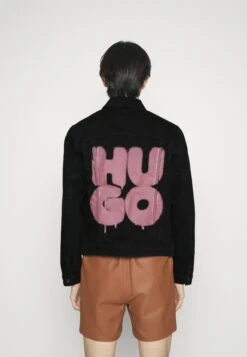 Hugo Denim Jacket - Charcoal -Hugo 31c3380b45584071bebeea1673795454