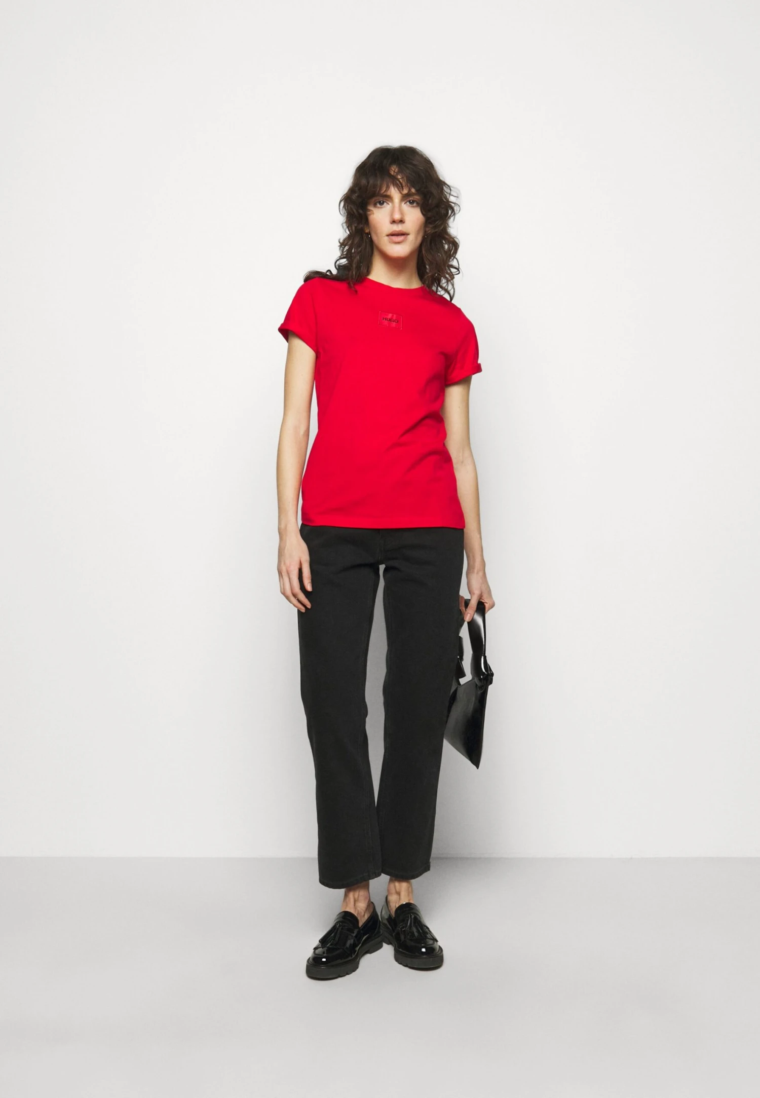 Hugo The Slimtee - Print T-Shirt - Red 4 Hugo The Slimtee - Print T-Shirt - Red - Image 2