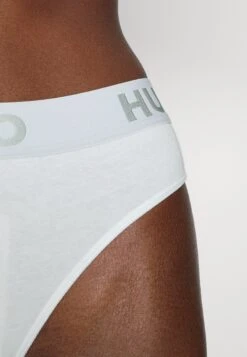 Hugo Thong Sporty Logo - Thong - White -Hugo 32ce189d803248f28ece95217e36deeb