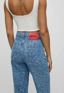 Hugo Straight Leg Jeans - Blue Seven -Hugo 33314123945f40f78ecbc19cce629a81