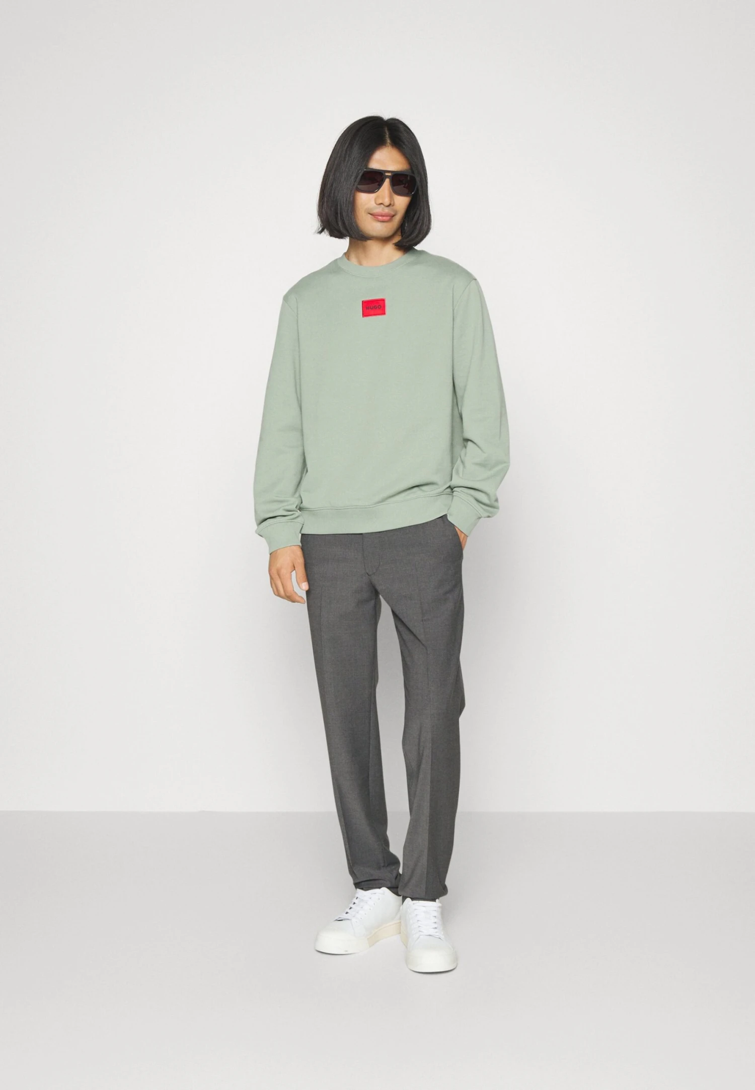 Hugo Diragol - Sweatshirt - Light Pastel Green 4 Hugo Diragol - Sweatshirt - Light Pastel Green - Image 2