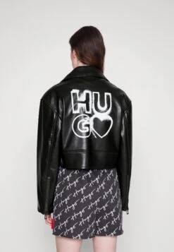 Hugo Abikas - Faux Leather Jacket -Hugo 3aab103f3f8d491da5c16dc3cda7e549