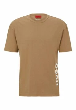 Hugo Rn Relaxed - Print T-Shirt - Open Brown Two -Hugo 3b5d3942958c4823941ca77f77cc9697