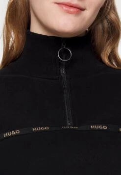 Hugo Darini - Zip-Up Sweatshirt - Black -Hugo 3bd3e4b9d59f4aef8b0b10220e536fba