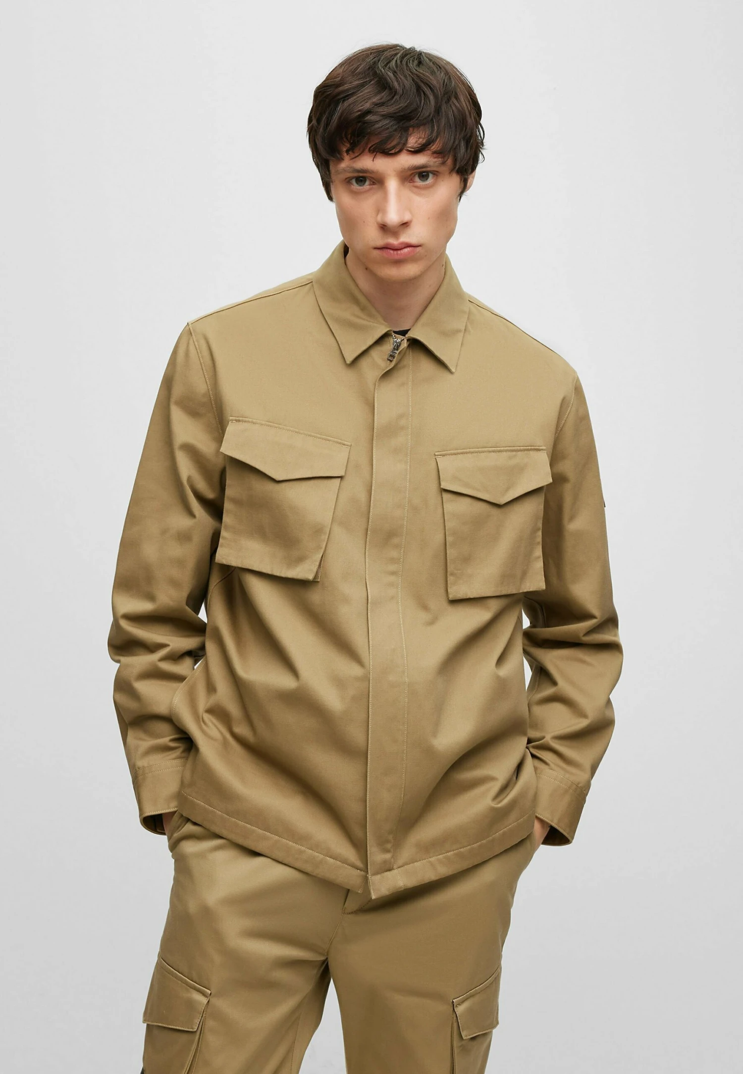 Hugo Efris - Shirt - Open Brown Two 3 Hugo Efris - Shirt - Open Brown Two