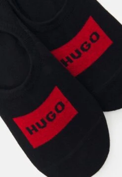 Hugo Low Cut Label 2 Pack - Socks - Black -Hugo 3d4f6587a8b14eb385fc90353599b357
