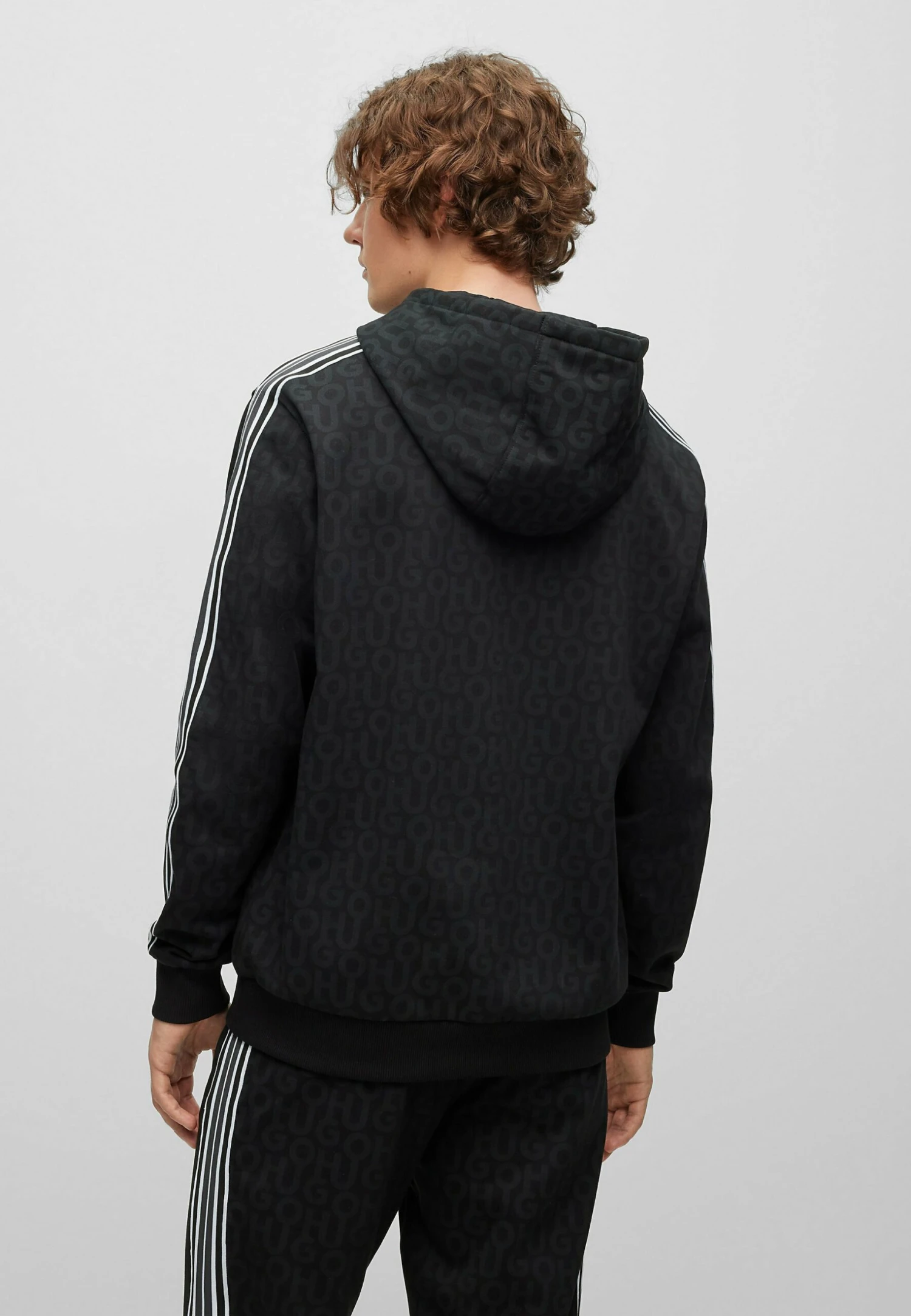 Hugo Dinlan - Hoodie - Charcoal 5 Hugo Dinlan - Hoodie - Charcoal - Image 3