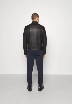 Hugo Lokis - Leather Jacket - Black -Hugo 41d1c229a8a64a54a16f917ab72c0c79