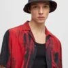 Hugo Larry Reversible Unisex - Hat - Bright Red -Hugo 4283cb42ede9457389723a800e8d8ce2