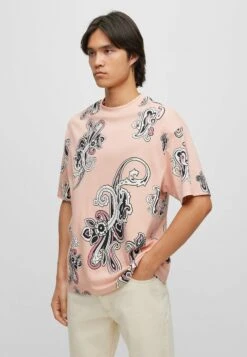 Hugo Dackenzie - Print T-Shirt - Light Red