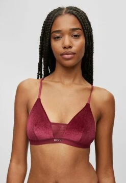 Hugo Triangle Bra - Dark Red Five