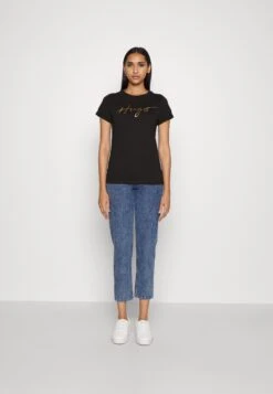 Hugo Slim Tee - Print T-Shirt - Black -Hugo 442123b2330c4cf892acef9b6879018f