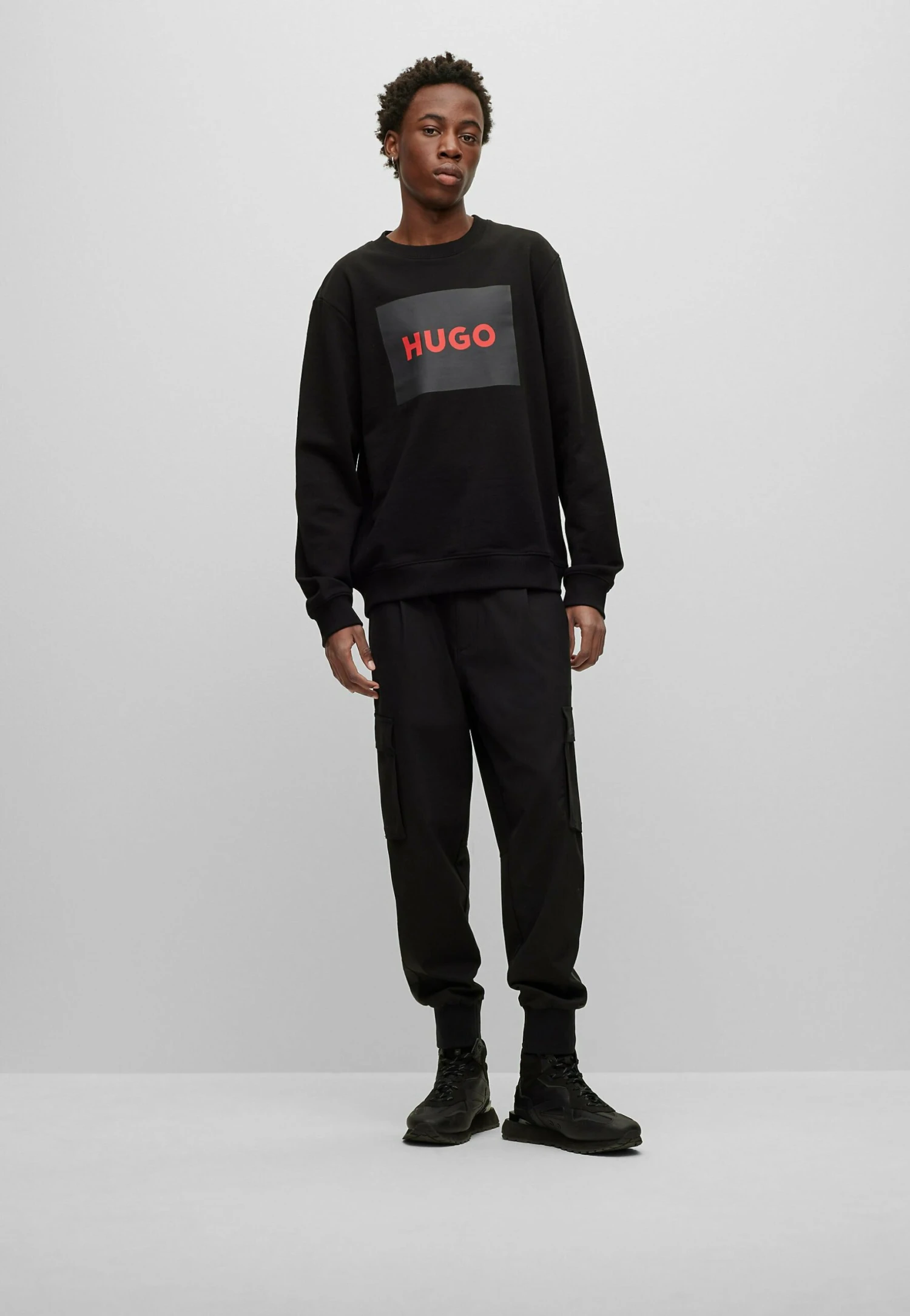 Hugo Sweatshirt - Black Seven 4 Hugo Sweatshirt - Black Seven - Image 2