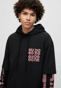 Hugo Devado - Hoodie - Black One -Hugo 45809c73f85f41dba3bedf33243c4bfb