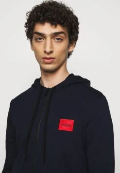 Hugo Daple212 - Zip-Up Sweatshirt - Dark Blue -Hugo 45967fe828904d62ad09deb2a1d675b2